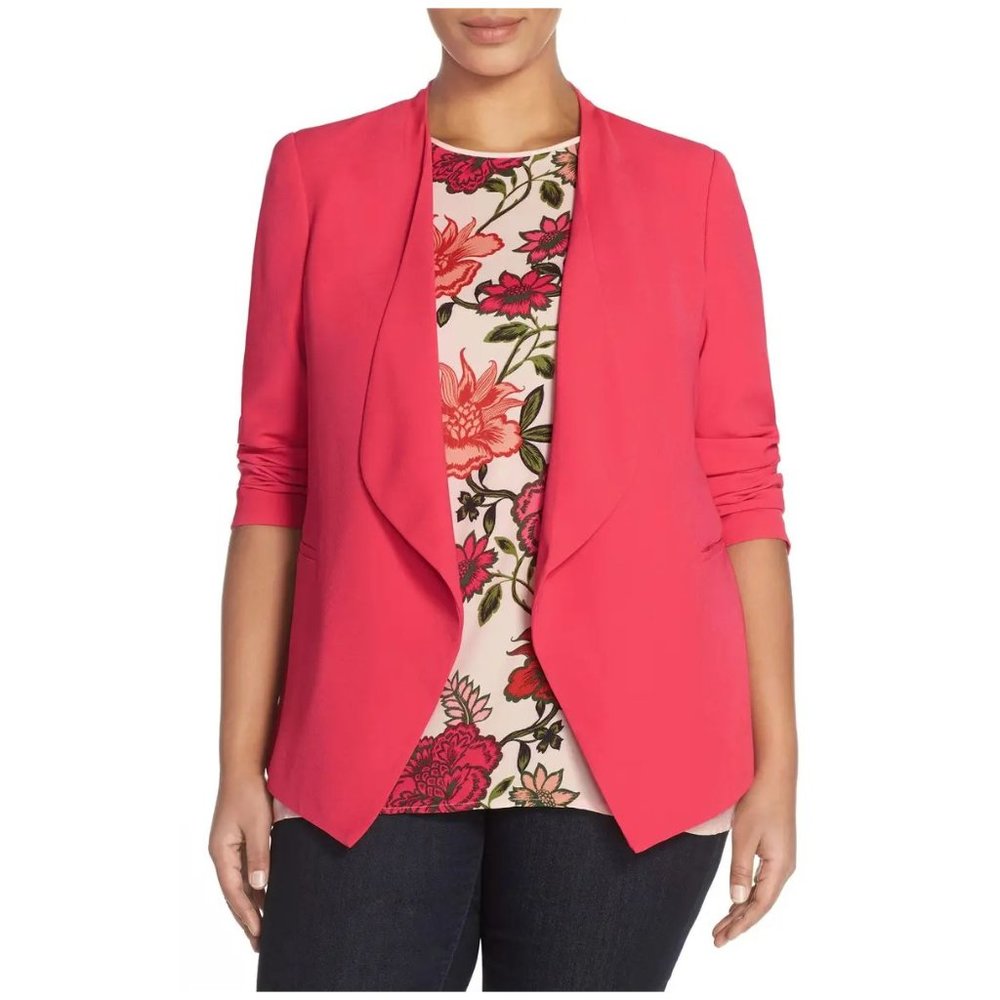 VINCE CAMUTO Drape Front Blazer sz 16W Women's Plus Jacket